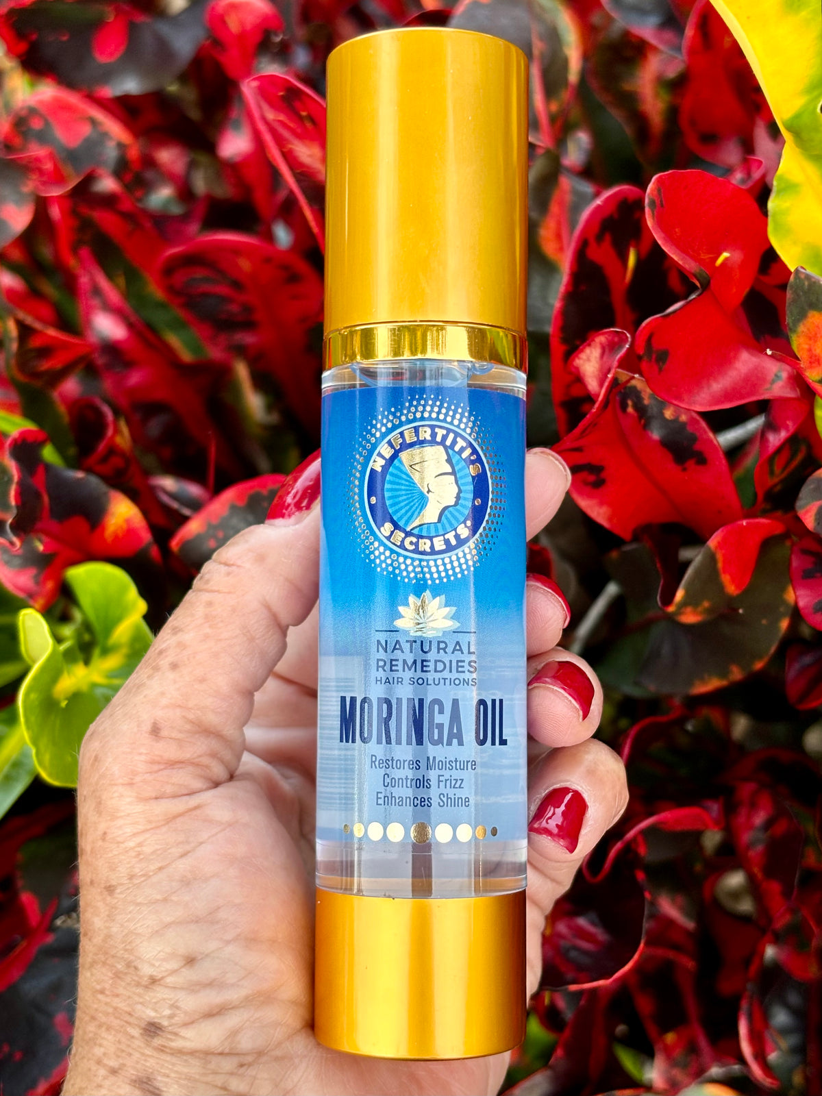 Nefertitit's Secret Natural remedies hair Solution Moringa oil