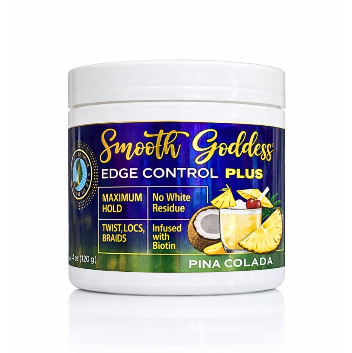 Smooth Goddess Edge Control Plus Pina Colada 4oz