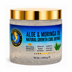 Aloe & Moringa Oil Natural Growth 16oz - Nefertiti's Secrets