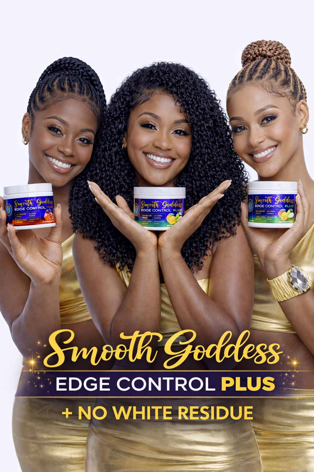 Smooth Goddess Edge Control Plus Pina Colada 4oz