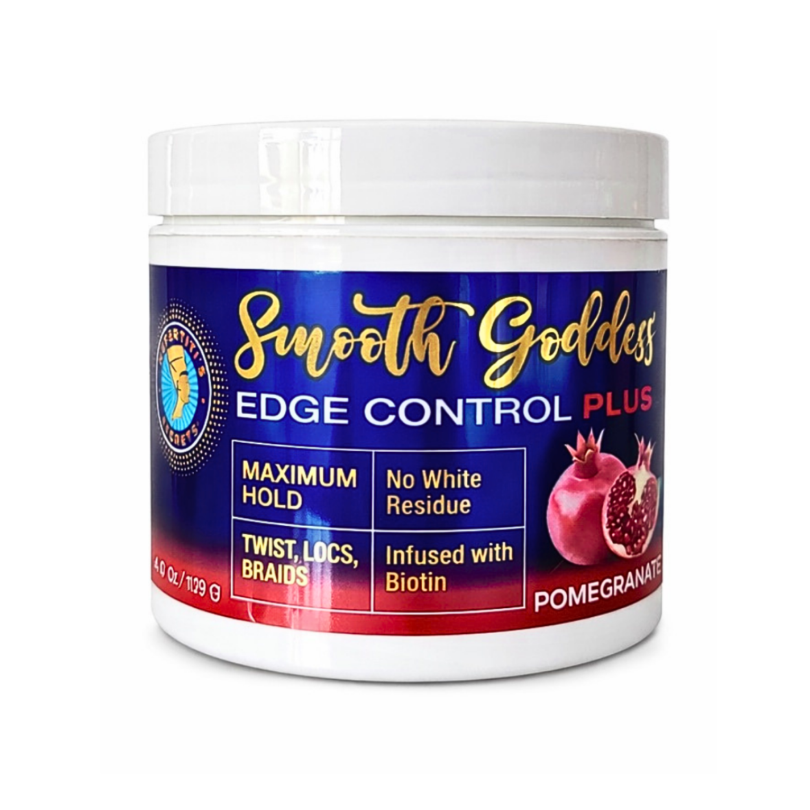 Smooth Goddess Edge Control Plus Pomegranate 4oz
