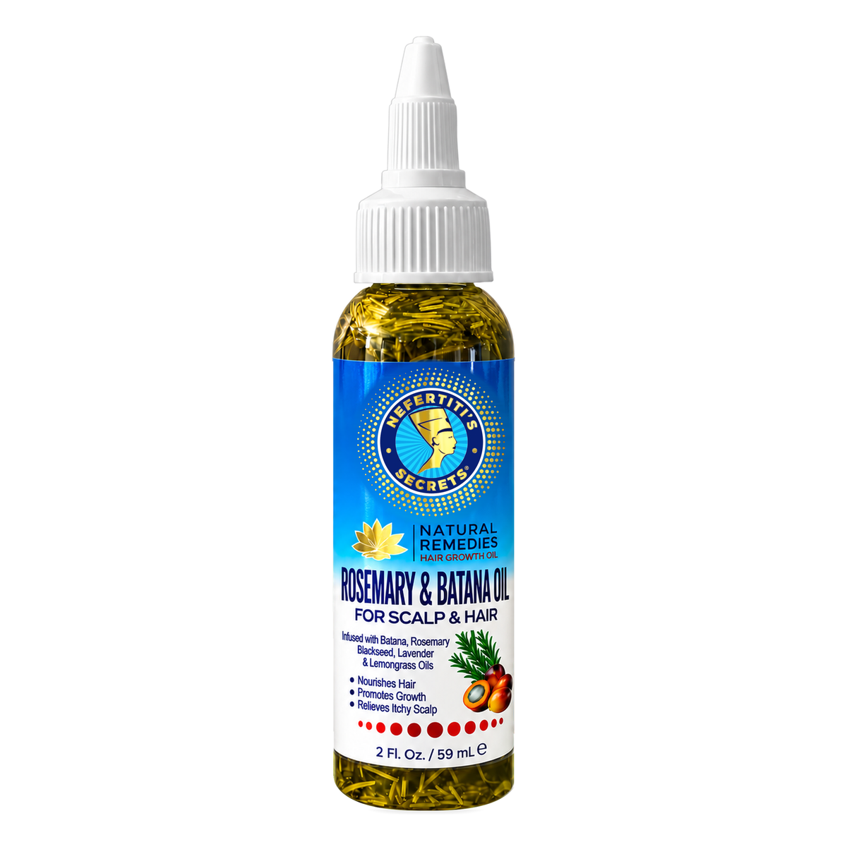 Nefertiti’s Secrets Rosemary &amp; Batana Oil 2oz