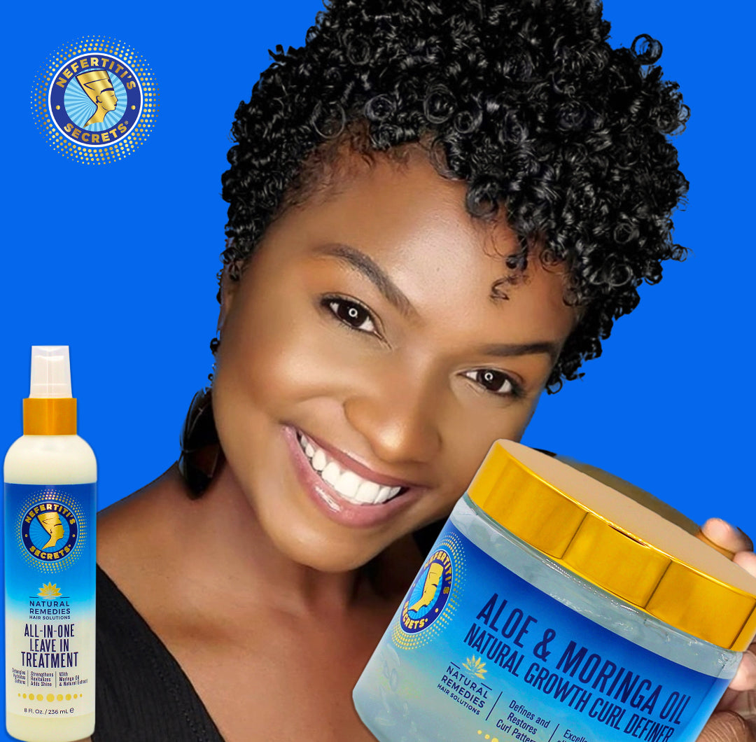 Aloe & Moringa Oil Natural Growth Curl Definer 8oz