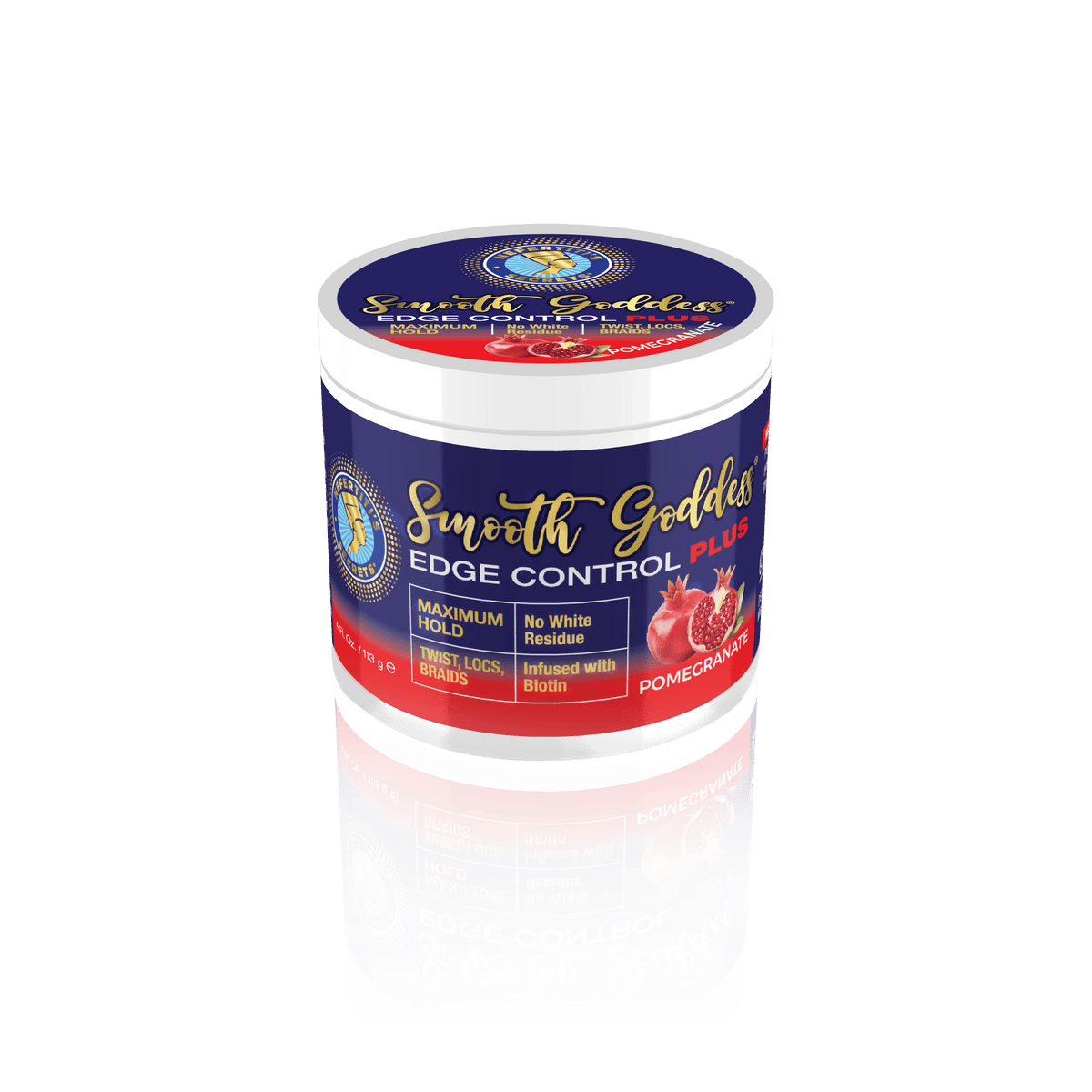 Smooth Goddess Edge Control Plus Pomegranate 4oz