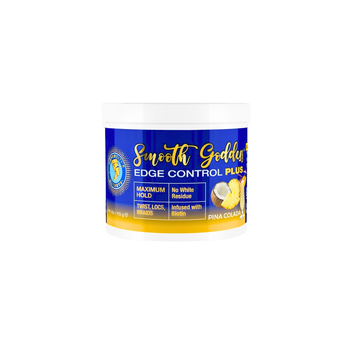 Smooth Goddess Edge Control Plus Pina Colada 4oz