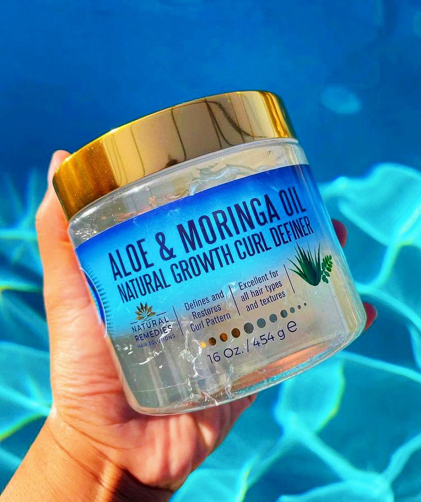 Aloe & Moringa Oil Natural Growth Curl Definer 16oz