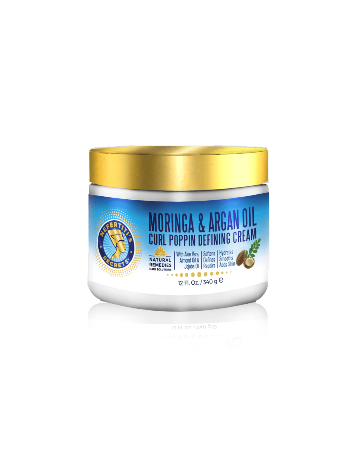 Moringa &amp; Argan Oil Curl Poppin Cream 12oz