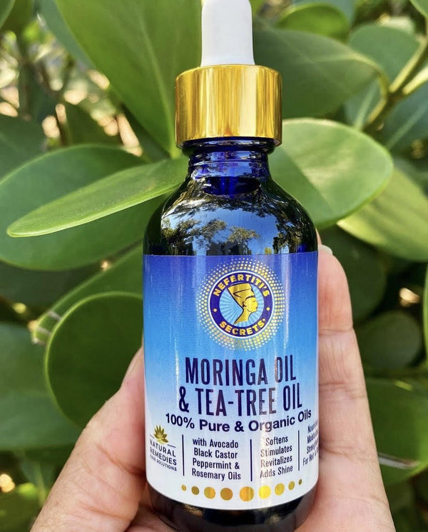 Moringa & Tea Tree Oil 100% Pure Oil - Nefertiti's Secrets